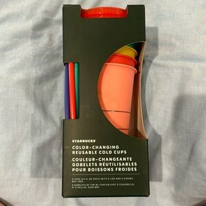 Starbucks color-changing cold cups
